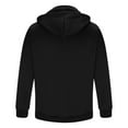 thumbnail image 6 of Enjoytime Zip Up Hoodie Men Solid Color Casual Sports Loose Pullover Tops with Drawstring Long Sleeve Fall Winter Warm Oversized Sweatshirt Black S, 6 of 6
