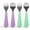 Multi color, variant on Ubbi Silicone Toddler Training Spoons, Baby, Silicone Flatware Sets, 3 Pack