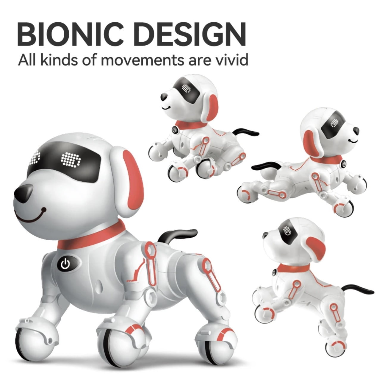 Inteleget Dog Smart Robot Dog Programmable, Orange