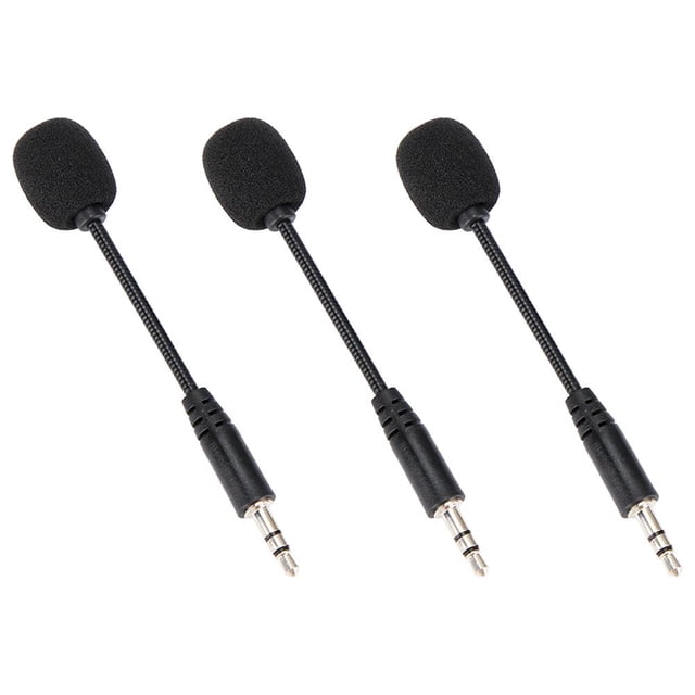 3Pcs 3.5Mm Jack Adjustable Flexible Extended Mini Microphone For Computer Mobile Phone,Microphone, Mini Microphone