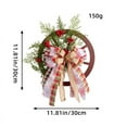 thumbnail image 7 of Christmas Decoration Red Truck Garland Door Hanging Hangers, 11.8 Inch Artificial Christmas Wreath Wall Decor for Home Decoration Indoor Outdoor, Farmhouse Fall Decor, Christmas Decorations, 7 of 7