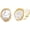 Baroque Clip, variant on Clip On Earrings for Non Pierced Ears, Gold Tone Lightweight Clip-On Earrings for Women, Vintage Style Jewelry for Everyday Wear[r6079]