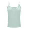 thumbnail image 6 of Posijego Camisole Tops for Women Cotton Linen Tank Top Adjustable Spaghetti Strap Cami Beach Vacation Clothes, 6 of 9
