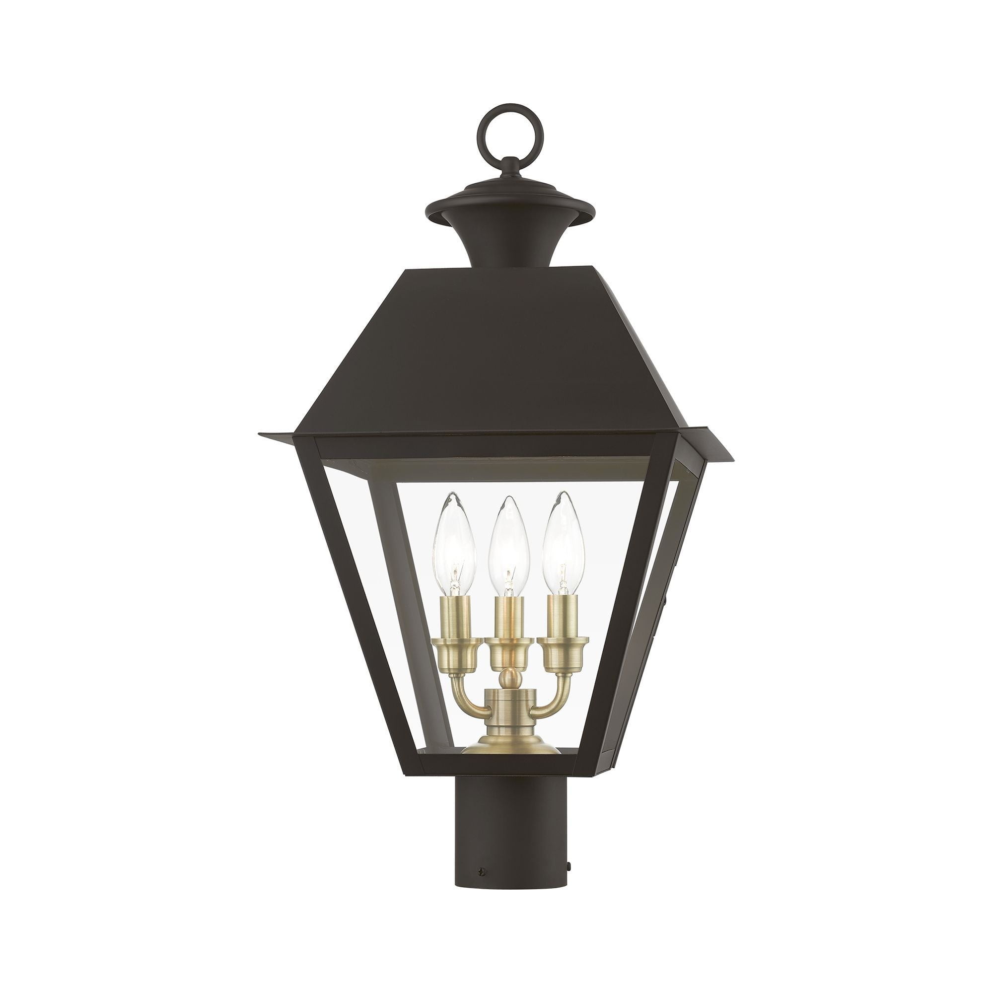 Livex Lighting - Wentworth - 3 Light Large Outdoor Post Top Lantern In Classic