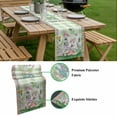thumbnail image 5 of Easter Table Runner - 36 Inch Long, Kitchen Dining Table Runner Dresser Scarves, Spring Rabbit Botanical Flowers Eggs Plaid Farmhouse Decor for Coffee Tables Wedding Party Banquet, 5 of 8
