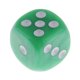 thumbnail image 5 of Paquete de 10 da de punto de plástico verde D6 para da de juego de RPG MTG piezas Zulema Juego de dados de 6 lados, 5 of 5