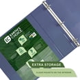 thumbnail image 4 of Ver Binder Samsill Earth's Choice, anillos en D duraderos de 3 pulgadas, paquete de 2, 4 of 6