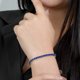 thumbnail image 5 of JeenMata 5.5 TCW Corte Princesa Junio ​​- Alejandrita - Pulsera de tenis con piedra natal para mujer Diseño de eternidad - Chapado en oro blanco, 5 of 6