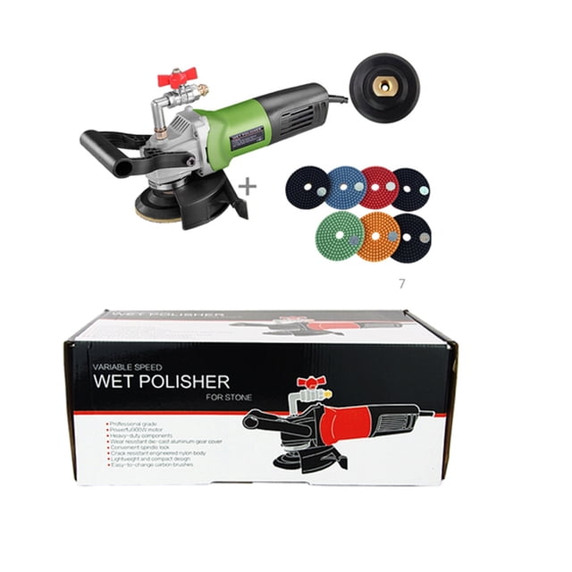 800W Hand-Held Water Injection Polisher Machine Electric Wet Stone Polisher Grinder Cement Floor Marble Polishing Machine ,Easy to Use