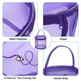 thumbnail image 4 of REGALWOVEN Yarn Storage Bag, Portable Crochet Knitting Bag Case Skein Holder Purple Red, 4 of 5