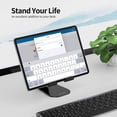 thumbnail image 5 of AirienX Adjustable Tablet Phone Stand Strong Durable Desktop Stand Holder Dock Compatible with Tablets iPad Pro 9.7, 10.5,12.9 Air Mini 4 3 2, Kindle Fire, Tab, E-Readers (Black), 5 of 7