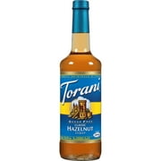 Torani Sugar Free Classic Hazelnut Syrup 750ml