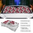 thumbnail image 3 of Yiaed Rose Flowers Print Car Windshield Sunshade Front Auto Car Front Window Sun Shade Foldable Sun Visor Shield Cover Auto Accessories for Sedan SUV Truck-Small, 3 of 5