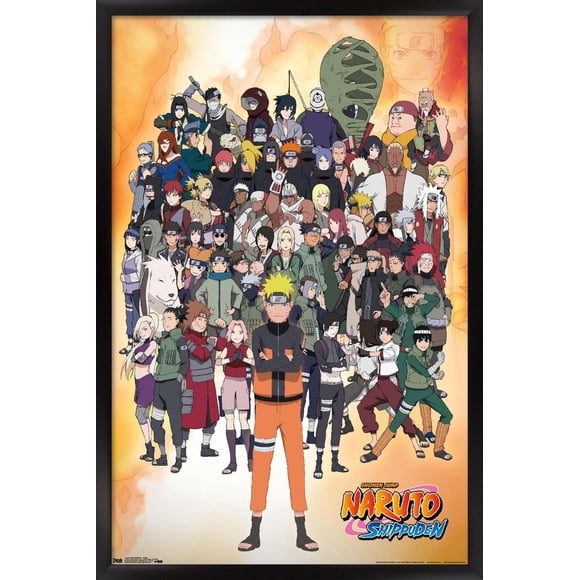 Naruto Shippuden - Group Wall Poster, 22.375" x 34"