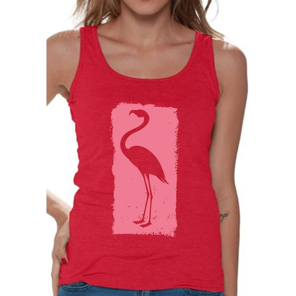Awkward Styles Awkward Styles Pink Flamingo Tank Top for