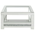thumbnail image 2 of ACME Noralie Square Coffee Table in Clear and Mirrored, 2 of 5