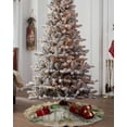 thumbnail image 4 of Hello Fall Christmas Tree Skirt 36 Inches Large Christmas Skirt Tree, Pumpkins Vegetable Orange Plaid Rustic Tree Skirt Christmas Decorations for Fireplace Party Holidays Indoor Outdoor, 4 of 7