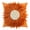 Orange, variant on SIMDOO 3D Sunflower Throw Pillow with Insert, 14" Dutch Velvet Boho Flower Cushion for Bed Sofa, Multiple Colors