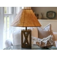 thumbnail image 3 of 14" Brown Slanted Empire Crinkle Oil Paper Lampshade, 3 of 3
