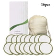 thumbnail image 2 of 16 Pcs Tampons Démaquillants Lavables Doux Créatifs en Coton Rond, 2 of 10