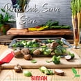 thumbnail image 2 of Simax Exclusive Rectangular Glass Roaster | With Plastic Lid, Heat, Cold and Shock Proof, Made in Europe, 3.7 Quart, 2 of 7