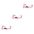 thumbnail image 1 of Greeniant Cubierta de nariz de punto Calentador Adultos Niños Protector nasal Deportes de invierno Rojo 3Conjunto, 1 of 6