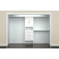 thumbnail image 3 of Closetmaid Ss-12015 Suitesymphony Adjustable Width Closet Organization System - White, 3 of 7