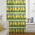 thumbnail image 6 of Lemon Summer Sheer Curtains 84 Inches Long, Watercolor Fruits Green Yellow Stripes Light Filering Curtains, Breathable Simi Curtain Privacy Drapes for Living Room Bedroom Lightweight Window Treatment, 6 of 9