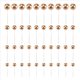 thumbnail image 1 of 40 Piezas Adornos para Tartas, Mini Bola Dorada, Cupcakes, Tartas CumpleañOs, Bodas, Fiesta, Suministros de DecoracióN, 1 of 9