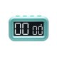 thumbnail image 2 of Bewildely Reloj electrónico de estilo único con construcción duradera, funcionamiento silencioso, despertador Digital LED Muebles de oficina en casa azul, 2 of 6