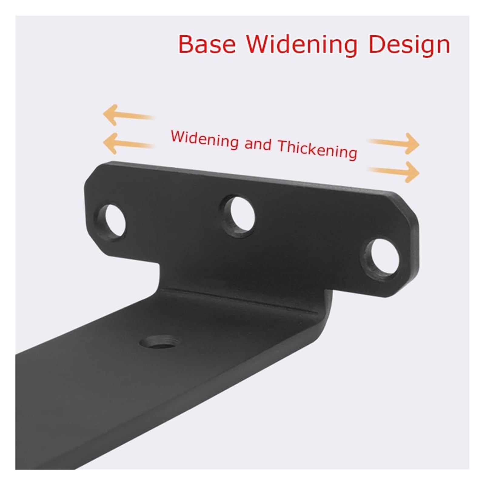 Floating Shelf Brackets, 1/5 Inch Thicked Heavy Duty Industrial Shelf Bracket, Metal L Brackets For Shelves Support DIY Wall Hanging,2 Pack