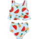 thumbnail image 1 of KATEA Toddler Baby Girls Summer Swimsuit Sleeveless Striped Swimwear Two-Piece Suit Beach Bikini, 1 of 4