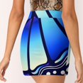 thumbnail image 6 of Beautiful-Blue Women's skirt Mini Skirts A Line Skirt With Hide Pocket Butterflies Monarch Blue Purple Sky Blue Men Women, 6 of 7