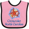 thumbnail image 3 of Inktastic Ocracoke, North Carolina Boys or Girls Baby Bib, 3 of 4