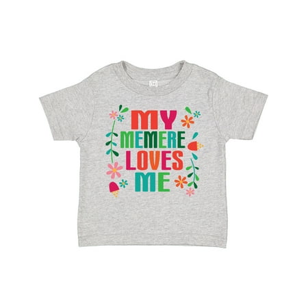 

Inktastic My Memere Loves Me Girls Gift Toddler Toddler Girl T-Shirt