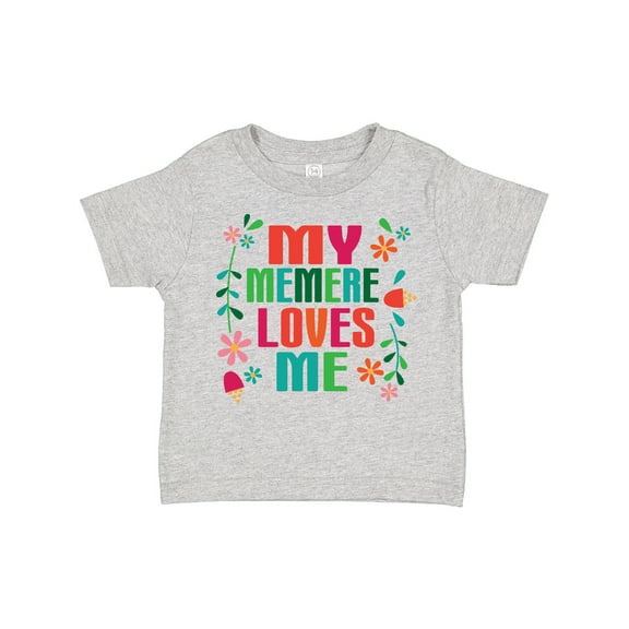Inktastic My Memere Loves Me Girls Girls Toddler T-Shirt