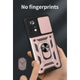 thumbnail image 5 of Case for Xiaomi Poco X4 Pro 5G with Slide Camera Cover, Heavy Duty Military Grade Protection Phone Case Built-in 360° Rotate Ring Stand for Xiaomi Poco X4 Pro 5G SJ Gold, 5 of 8