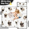 thumbnail image 4 of Pug and Footprint Toddler Nap Mats for Kids Preschool,Sleeping Mat Bag or Kids,Toddler Sleeping Bag,Toddler Nap Mat or Daycare, 4 of 6