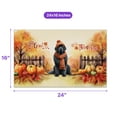 thumbnail image 5 of Happy Thanksgiving Newfoundland Give Thanks Fall Beanie Scarf Welcome Doormat Newfie Dog Lover Gifts Indoor Outdoor Welcome Mat - 00020, 5 of 5