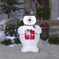 thumbnail image 2 of Decoración navideña inflable con forma de muñeco de nieve, 105 cm, 2 of 6