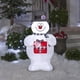 thumbnail image 2 of Decoración navideña inflable con forma de muñeco de nieve, 105 cm, 2 of 6