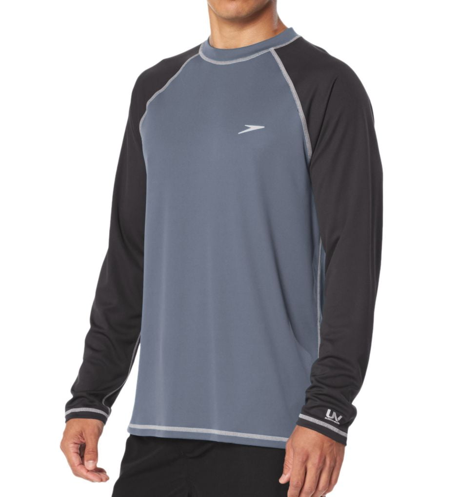 speedo long sleeve swim shirt