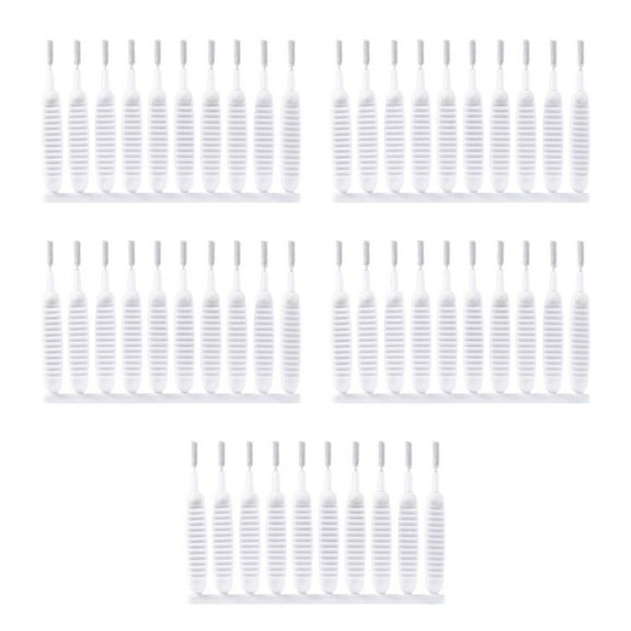 Zmeidao 50Pcs Shower Head Cleaning Brush, Multi-Function Small Gap Brush, Gap Hole Anti-Clogging Cleaning Brush, Bathroom Shower Cleaning Tool