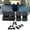 Black, variant on KOJEM Synthetic Leather Seat Covers for 2010-2015 2011 2012 2013 2014 Toyota Prius, Black Front & Rear
