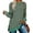 Army Green, variant on Ofreoo Women's Long Sleeve Sweatshirts Color Block Fall Crewneck Sweaters Tunic Tops Loose Fit Side Slit Blouse Beige