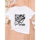 thumbnail image 1 of "Flying Into 2nd Grade" Letter & Graphic Print Creative T-Shirts, Soft & Elastic Comfy Crew Neck Short Sleeve Tee, Girls' Summer Tops, 1 of 6