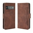 thumbnail image 7 of Compatible with Google Pixel 6 Wallet Case, Detachable Outer Pouch PU Leather Flip Folio Case with Card Holders RFID Blocking Kickstand [Shockproof TPU Inner Shell] Phone Cover,Brown, 7 of 7