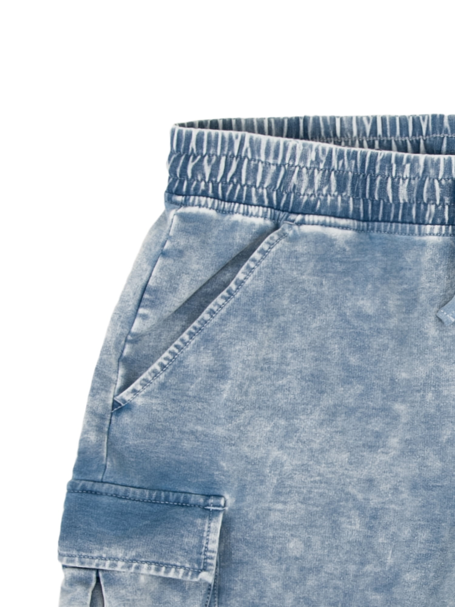 Wonder Nation Boys Cargo Denim Shorts, Sizes 4-18