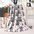 thumbnail image 2 of Boston Terrier Puppy Dog Blanket,Comfortable Soft Flannel Throw Blanket,All Season,Warm Lightweight Blankets for Sofa Bed Couch Living Room Chair,40"x50"(100x130cm), 2 of 4