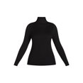 thumbnail image 3 of Time and Tru Women's Rib Turtleneck Sweater, Lightweight, Size XS-XXXL, 3 of 5